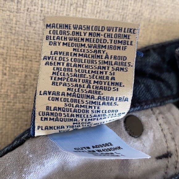 Hudson Low Rise Straight Leg Dark Wash Jeans Size 25 - Picture 11 of 11